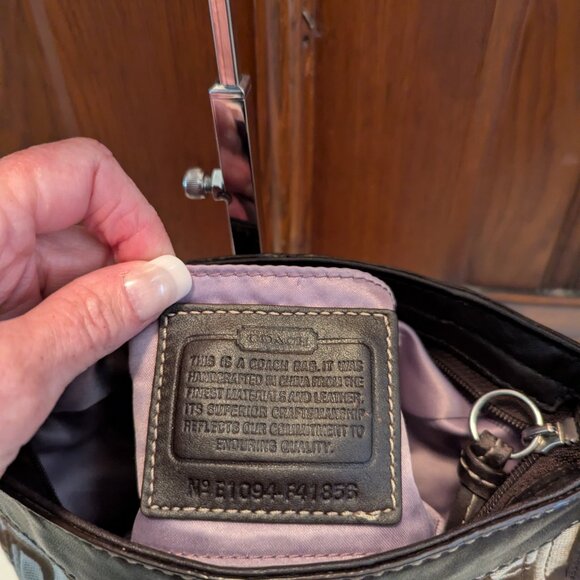 Coach Zoe Mini Signature Shoulder Bag F41856 - Picture 10 of 11